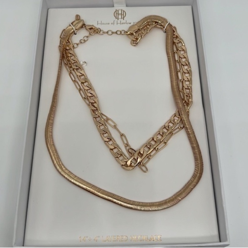 House Of Harlow 1960 14+4 Layered Necklace - Picture 4 of 4
